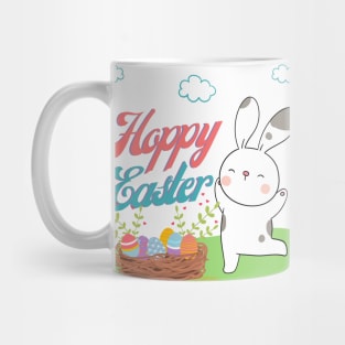 Cute Hoppy Easter Bunny | Easter Gift Ideas | Gifts for Kids | Gifts for Rabbit Bunny Lovers Mug